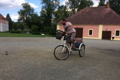 Tříkolka v podání organizátora
